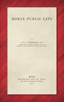 Roman Public Life (1901) 1584772425 Book Cover