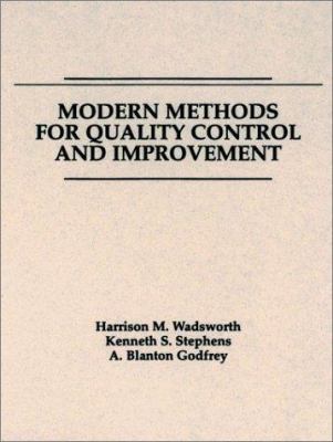 Modern Methods for Quality Control and Improvem... 047187695X Book Cover