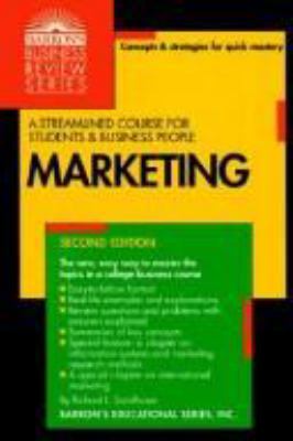 Marketing (Barron's Business Review Series) 0812015487 Book Cover