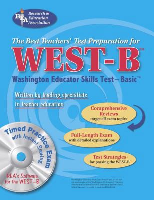 WEST-B (REA) with CD- The Best Test Prep for th... 0738601586 Book Cover