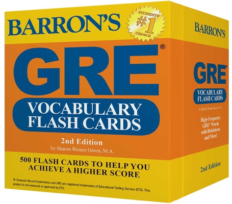 GRE Vocabulary Flash Cards 1438076088 Book Cover