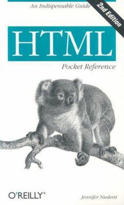 HTML Pocket Reference 0596002963 Book Cover