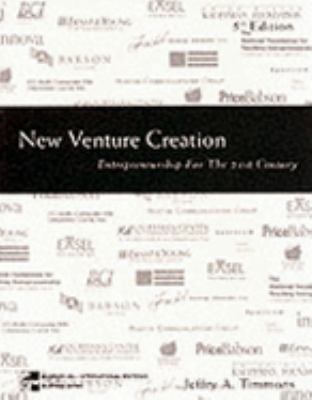 New Venture Creation: Entrepreneurship for the ... 0071167900 Book Cover