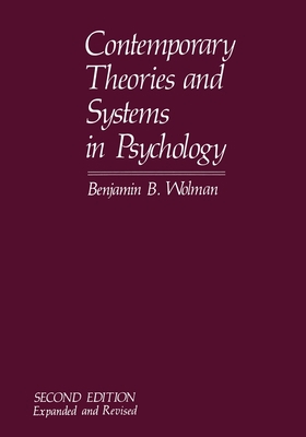 Contemporary Theories and Systems in Psychology 1468438026 Book Cover