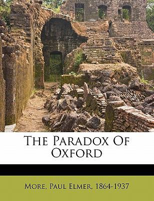 The Paradox of Oxford 1172469857 Book Cover
