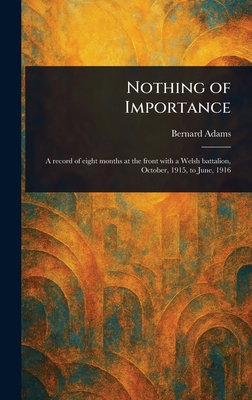 Nothing of Importance 1023450844 Book Cover