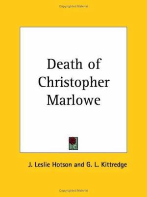 Death of Christopher Marlowe 0766129284 Book Cover