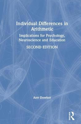 Individual Differences in Arithmetic: Implicati... 1138800333 Book Cover