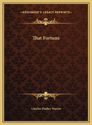 That Fortune 1169705553 Book Cover