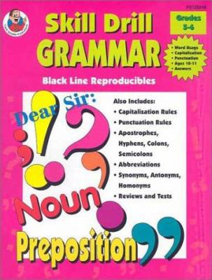 Skill Drill Grammar, Grades 5 to 6 0768203325 Book Cover