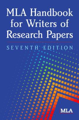 MLA Handbook for Writers of Research Papers [Large Print] 1603290257 Book Cover