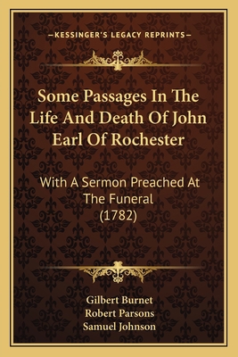 Some Passages In The Life And Death Of John Ear... 116559420X Book Cover