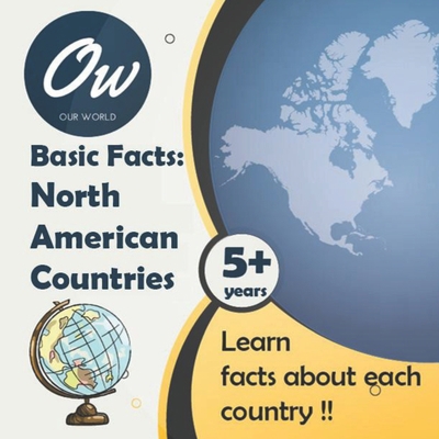 Basic Facts: North American Countries [Large Print] B0B5K9W73G Book Cover