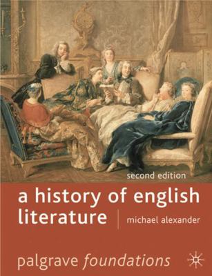 A History of English Literature 0230007236 Book Cover