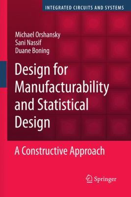 Design for Manufacturability and Statistical De... 0387309284 Book Cover