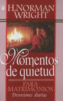 Momentos de Quietud Para Matrimonios: Quiet Tim... [Spanish] 1560639733 Book Cover