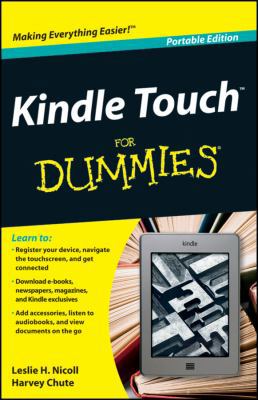 Kindle Touch for Dummies Portable Edition 1118290771 Book Cover