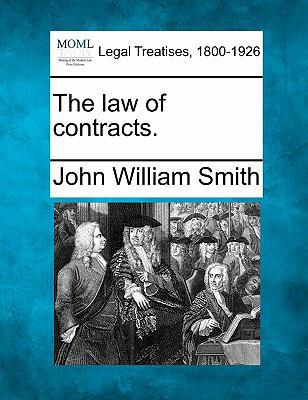 The law of contracts. 1240098235 Book Cover
