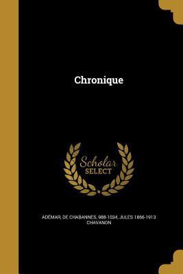Chronique [Latin] 1361003731 Book Cover