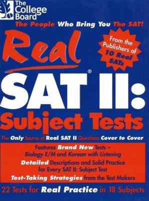 Real SAT II: Subject Tests 0874475996 Book Cover