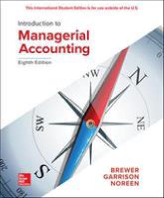 ISE Introduction to Managerial Accounting            Book Cover