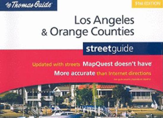 Los Angeles & Orange Counties Street Guide 0528873598 Book Cover