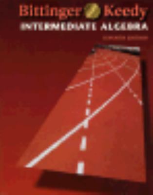 Intermediate Algebra 0201595621 Book Cover