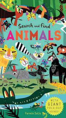 Search and Find Animals 1848575092 Book Cover