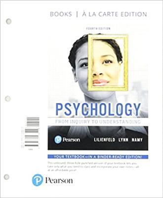 Psychology: From Inquiry to Understanding -- Pr... 0134588207 Book Cover