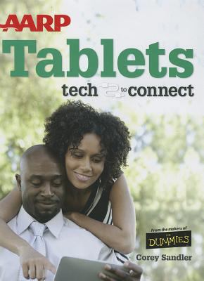 AARP Tablets Tech to Connect [Large Print] 1410452220 Book Cover