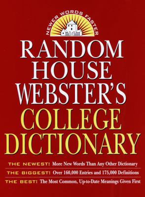 Random House Webster's College Dictionary, 2nd ... 0679455701 Book Cover