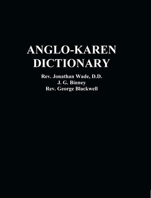 Anglo-Karen Dictionary 1789431212 Book Cover