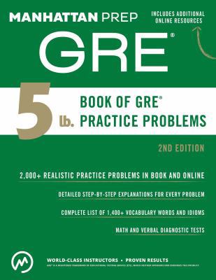 5 Lb. Book of GRE Practice Problems 1941234526 Book Cover