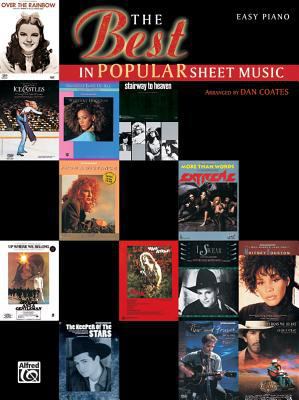 The Best in Popular Sheet Music 0897249062 Book Cover