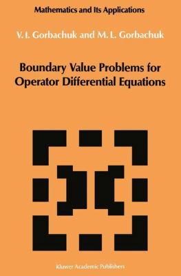 Boundary Value Problems for Operator Differenti... 0792303814 Book Cover