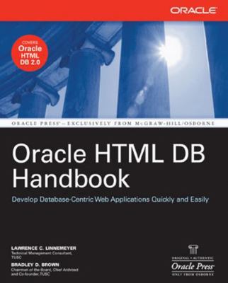 Oracle HTML DB Handbook 0072257687 Book Cover