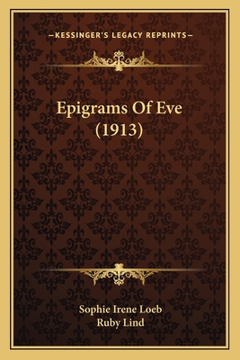 Epigrams Of Eve (1913) 1164154141 Book Cover