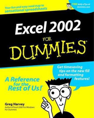 Excel 2002 For Dummies 0764508229 Book Cover