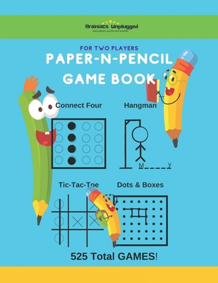 Paper-N-Pencil Game Book: For Two Players: Enjo... [Large Print]            Book Cover