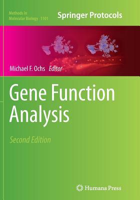 Gene Function Analysis 1493960636 Book Cover