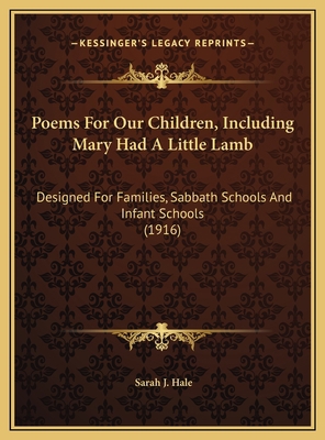 Poems For Our Children, Including Mary Had A Li... 1169454615 Book Cover