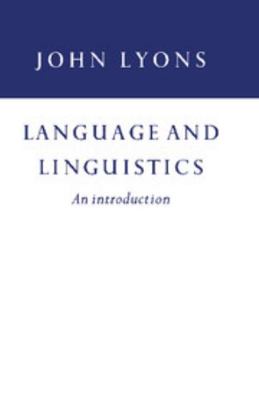 Language and Linguistics B001I4IJ2S Book Cover