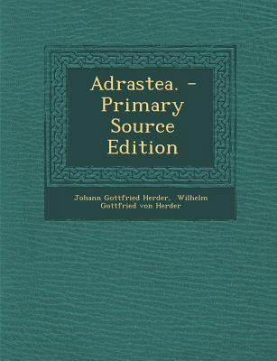 Adrastea. [German] 1293546933 Book Cover