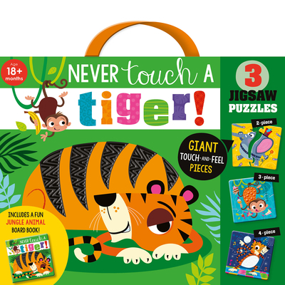 Never Touch a Tiger! Jigsaw [With Puzzle] 1803372354 Book Cover