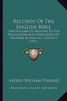 Records Of The English Bible: The Documents Rel... 1167013107 Book Cover