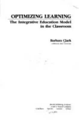 Optimizing Learning: The Integrative Education ... 0675204828 Book Cover