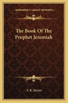 The Book Of The Prophet Jeremiah 1162966017 Book Cover