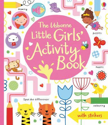 Little girls'activity book 1409550001 Book Cover