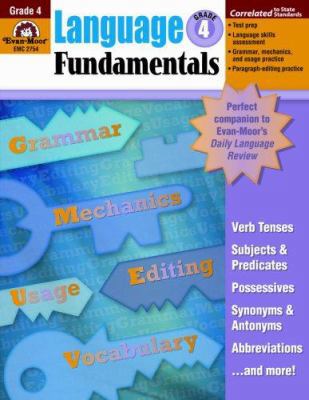 Language Fundamentals, Grade 4 1596731648 Book Cover