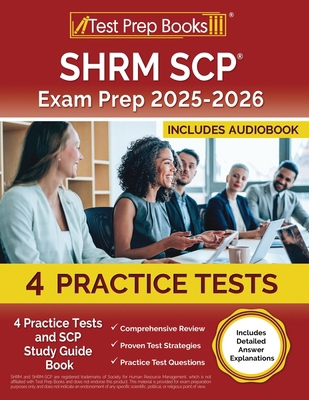 SHRM SCP Exam Prep 2025-2026: 3 Practice Tests ... 1637752733 Book Cover